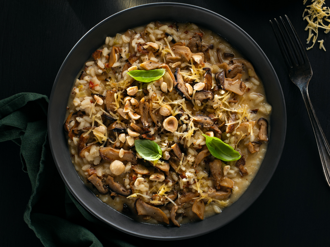 Risotto aux champignons sauvages