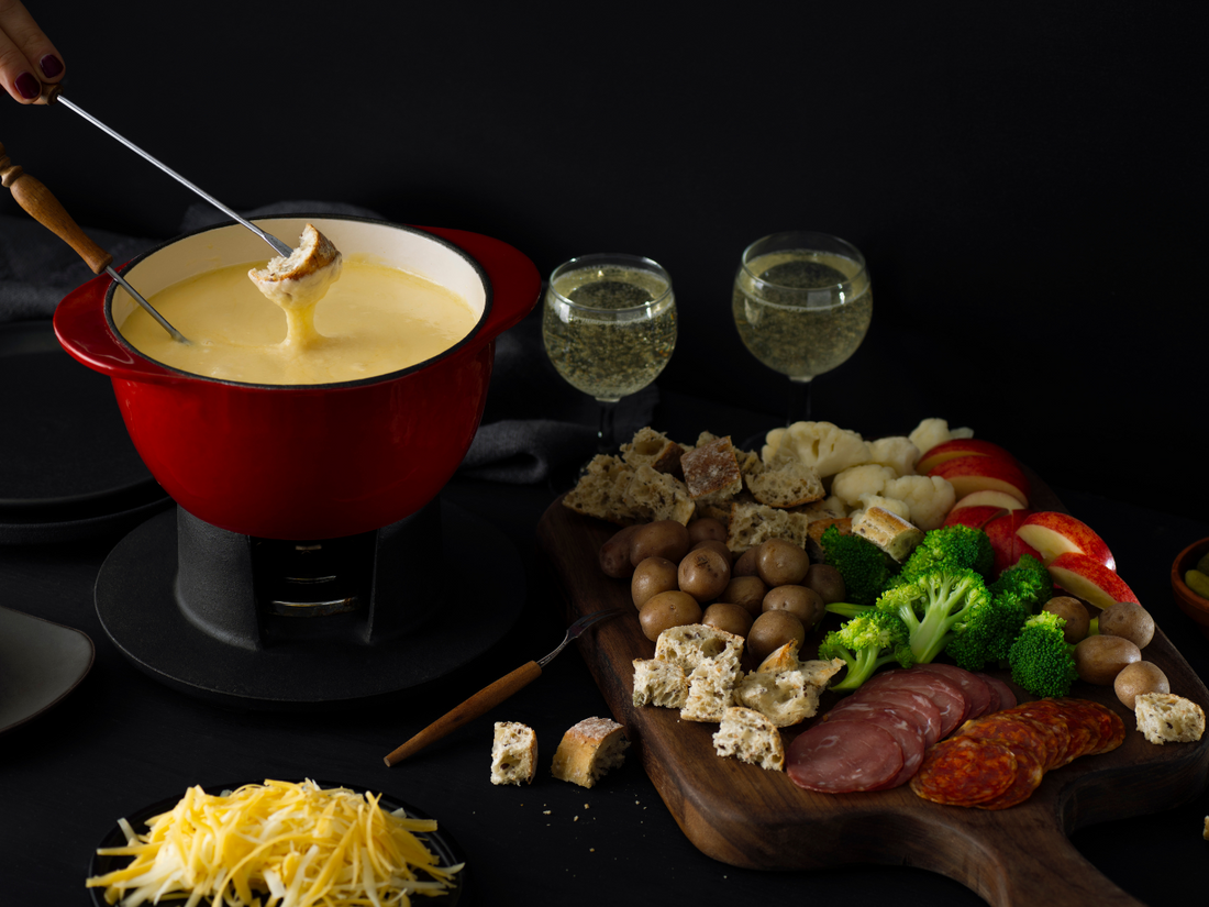 Fondue au fromage Bergeron et au cidre