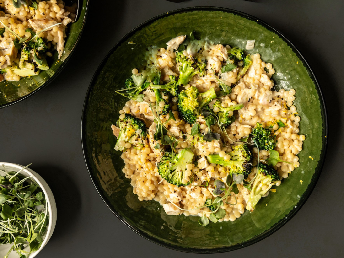 Couscous perlé crémeux poulet et brocoli