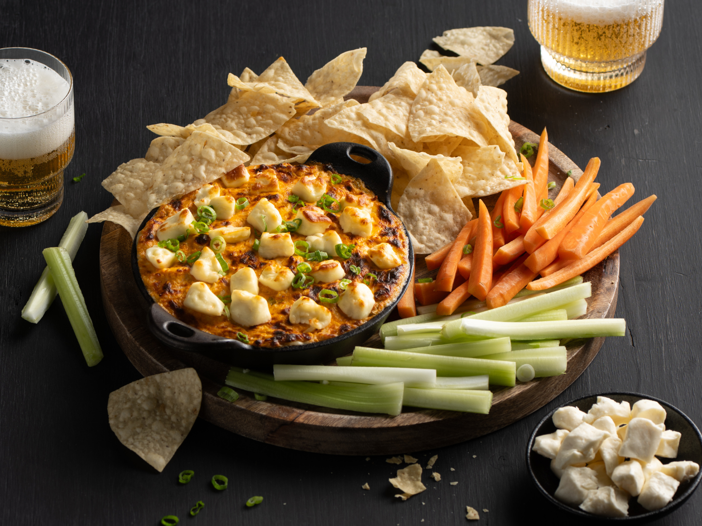 Trempette chaude au poulet Buffalo