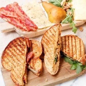 Grilled cheese gouda et bacon